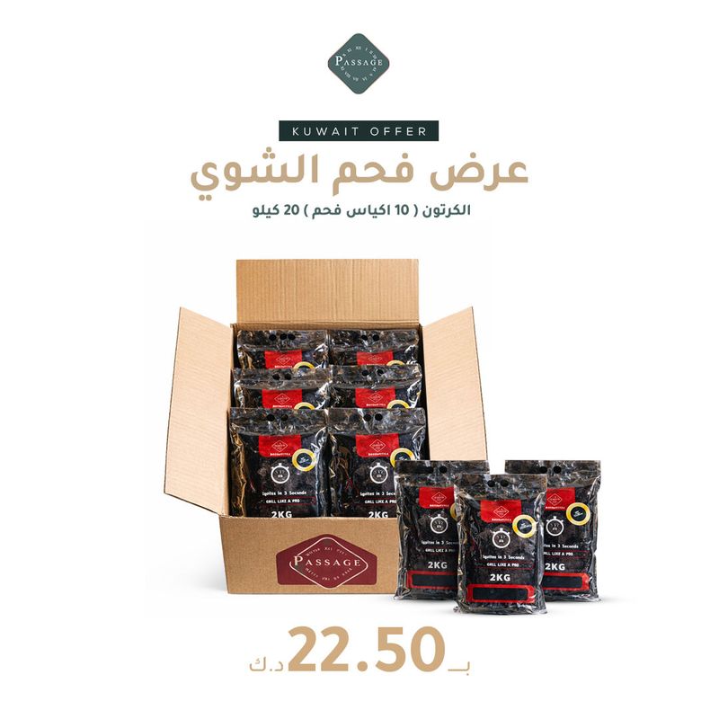 BBQ Charcoal Carton (20 kg)