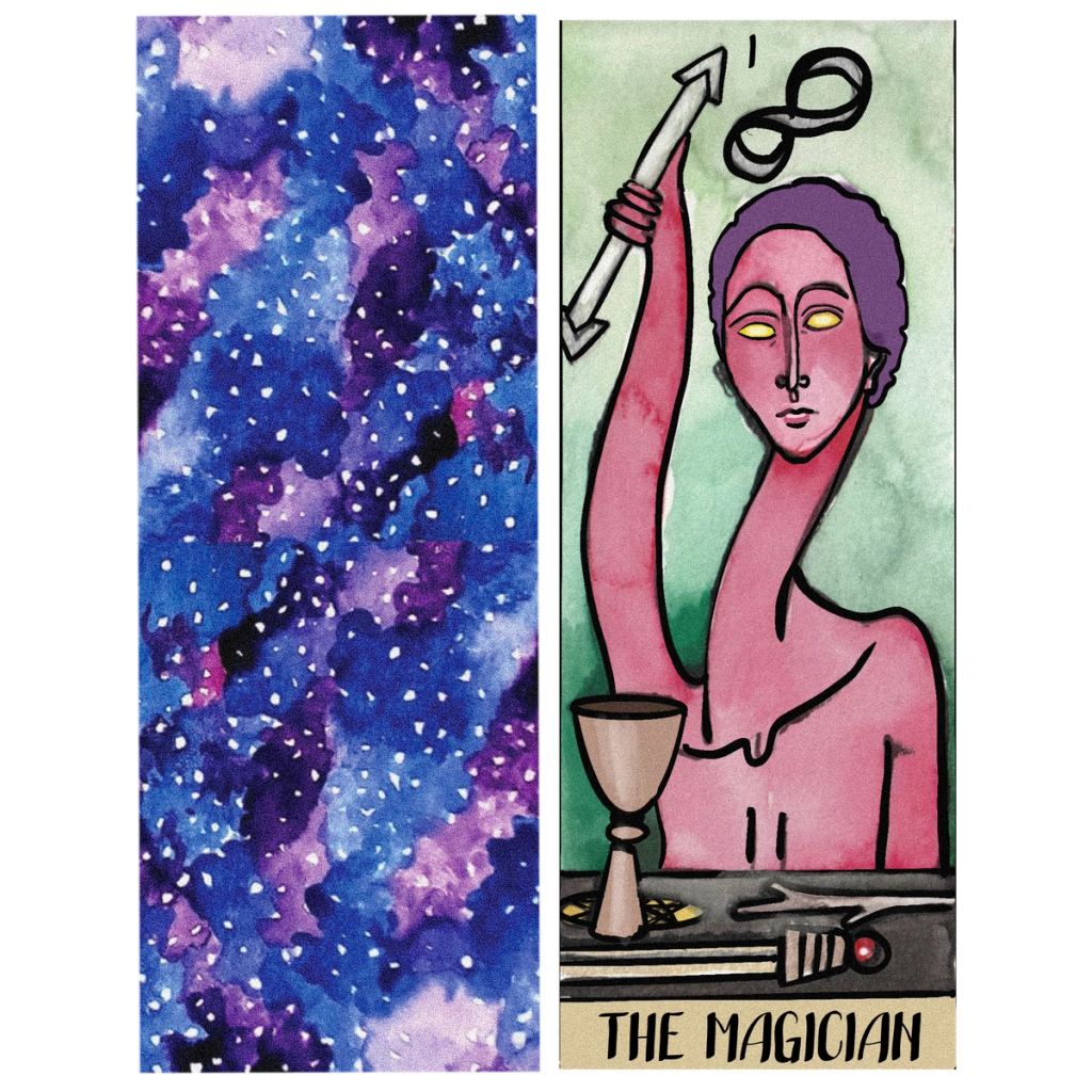 Tarot card of the magician.