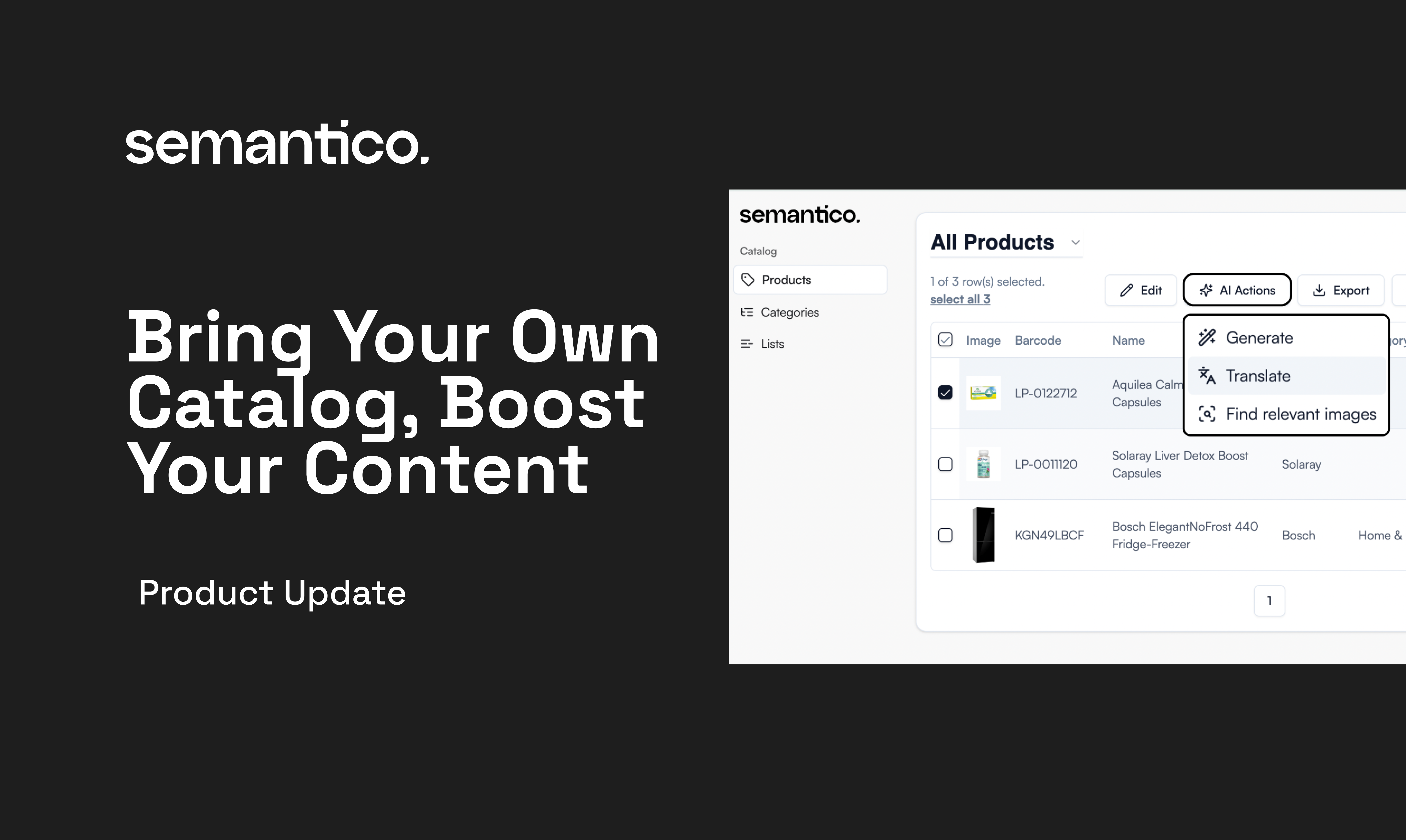 New Product Data Upload Flow: Bring Your Own Catalog, Boost Your Content