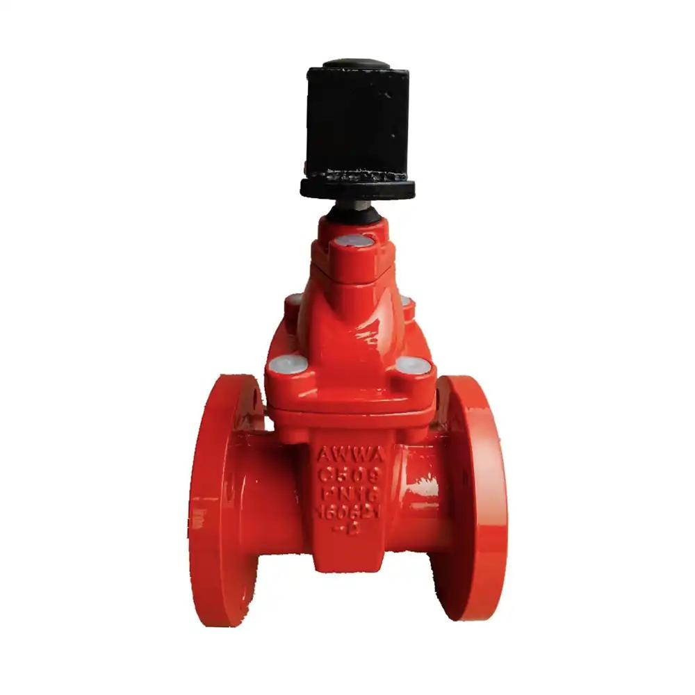 VÁLVULA COMPUERTA PARA ENTERRAR BRIDADA FIERRO DÚCTIL ASTM A536 ASIENTO EPDM 300 PSI UL/FM