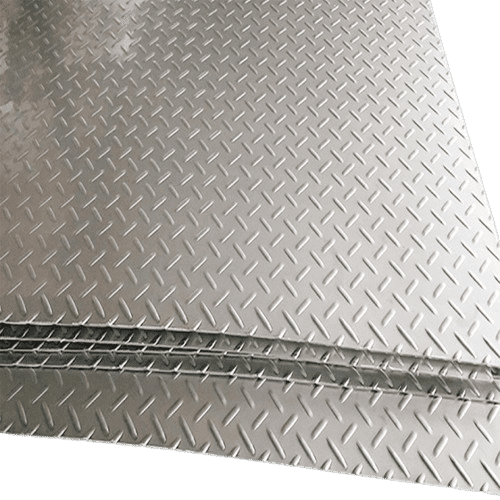 PLANCHAS ESTRIADAS ACERO INOXIDABLE C-304