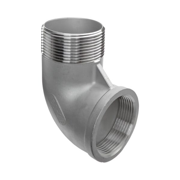 CODO CALLE AC. INOX. C-304 C/R X 150 LBS