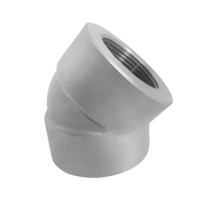 CODO 45° ROSCADO INOXIDABLE X 3000LBS SS304/ SS316