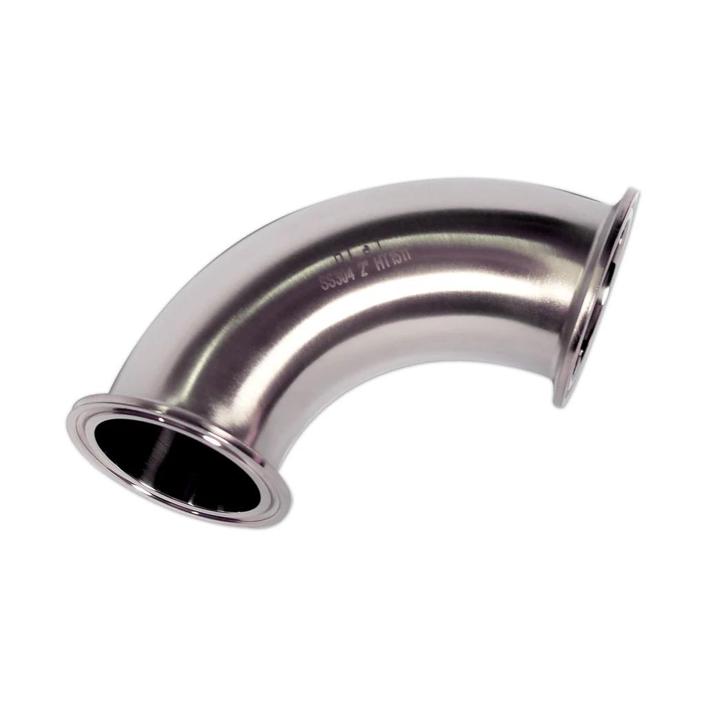 CODO CLAMP ACERO INOXIDABLE C-304L