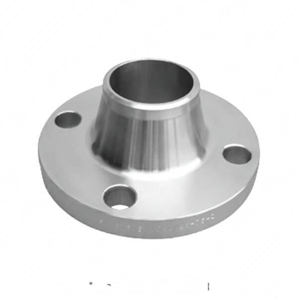 BRIDA CUELLO (WELDING NECK) ACERO INOXIDABLE ASTM A182 304/304L ANSI B16.5 CLASE 150 RF (RAISED FACE) CUELO SCH-40