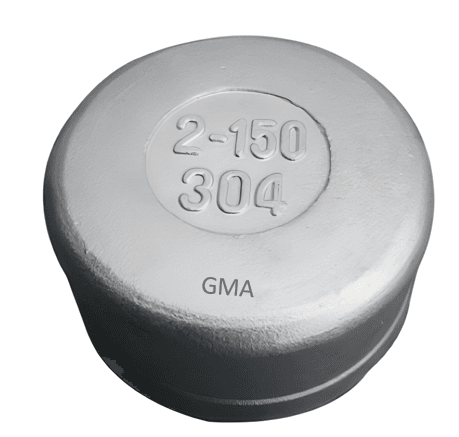 TAPÓN HEMBRA AC. INOX. C-304 C/ROSCA X 150 LBS