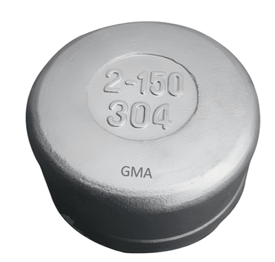 TAPÓN HEMBRA AC. INOX. C-304 C/ROSCA X 150 LBS