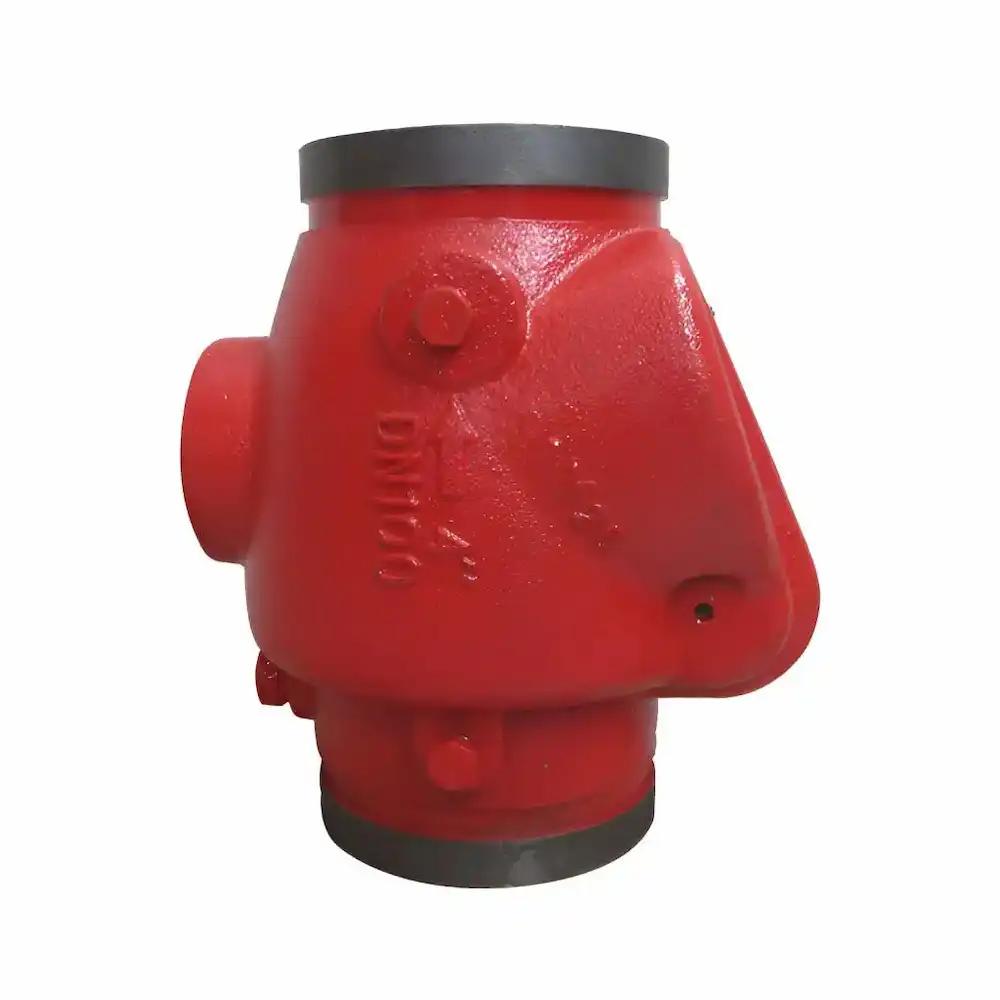 VÁLVULA CHECK SWING (ANTIRRETORNO) RANURADA FIERRO DÚCTIL ASTM A536 350 PSI UL/FM