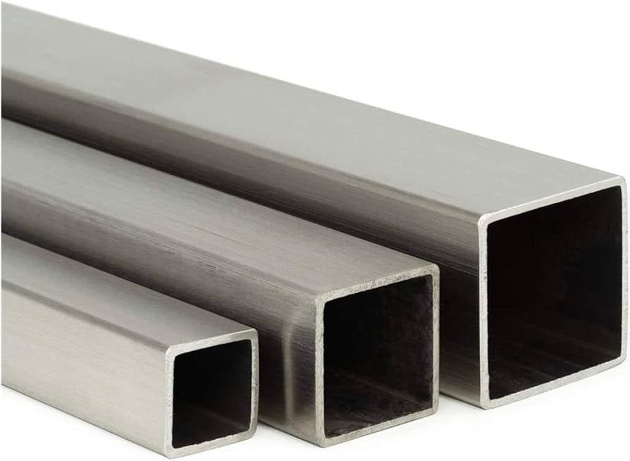 TUBO CUADRADO INOXIDABLE ASTM A554 SS 304 OD X 6 MTS