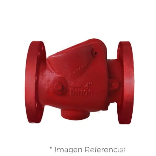 VÁLVULA CHECK SWING (ANTIRRETORNO) BRIDADA FIERRO DÚCTIL ASTM A536 350 PSI UL/FM