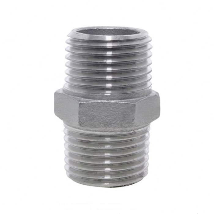 NIPLE HEXAGONAL INOX. C-304 X 150