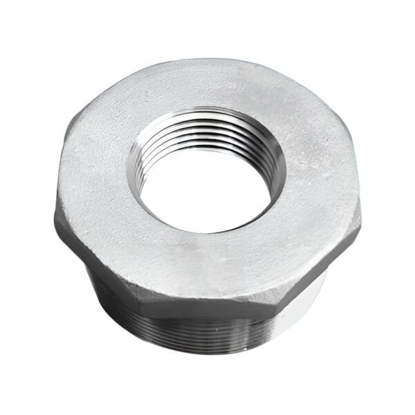 REDUCCIÓN BUSHING AC. INOX. C-304 C/ROSCA X 150 LBS REDUCCIÓN CAMPANA AC. INOX. C-304 C/ROSCA X 150 LBS