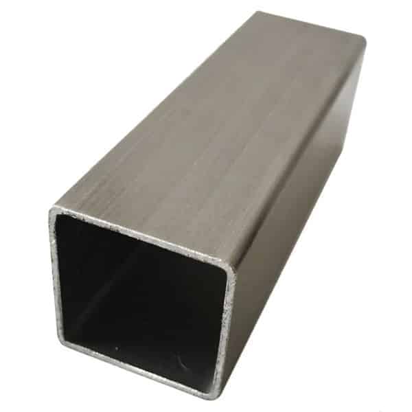 TUBO CUADRADO INOXIDABLE ORNAMENTAL ASTM A554 CALIDAD 304/304L PULIDO GRADO 180