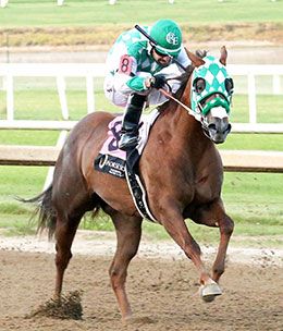 Eye The Cartel, under jockey Cristina Esqueda, won the opening trial.
