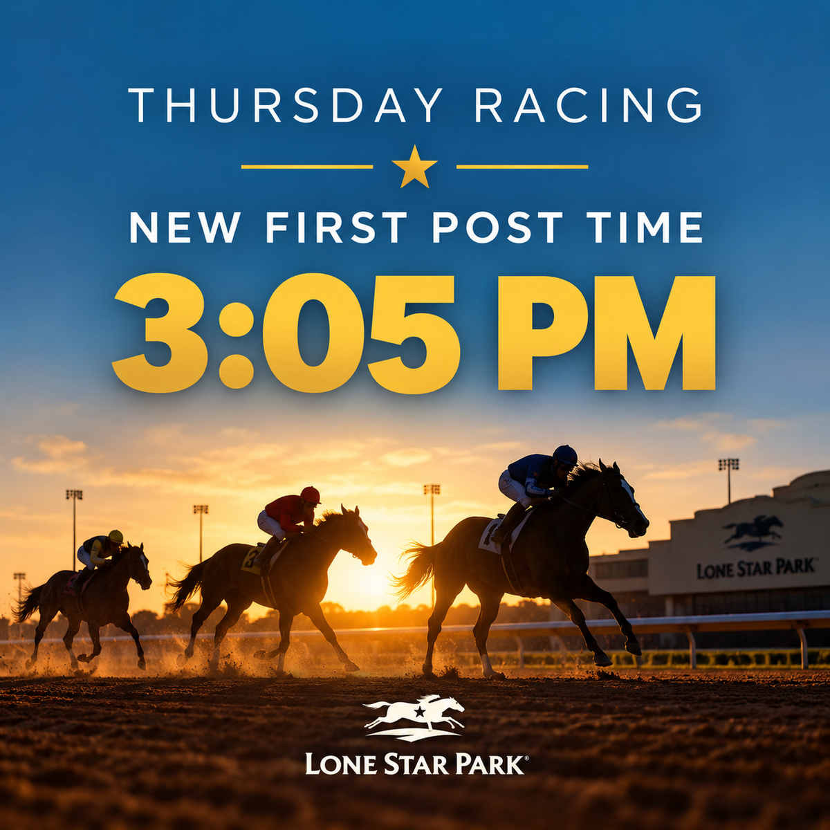 Lone Star Park Announces New Thursday First Post Time