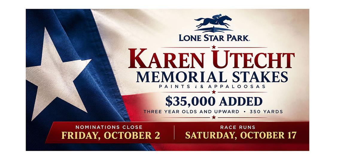 Karen Utecht Memorial Stakes Nominations Close Friday at Lone Star Park