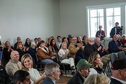 More than 100 people were in attendance to officially launch the new facility.