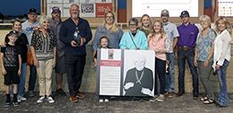 Debbie Schauf was inducted into the Oklahoma Horse Racing Hall of Fame at Remington Park on Friday night.