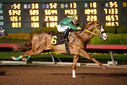 Jess Im Worth It was a two length winner in the Race 10 under jockey Ricardo Ramirez.