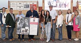 Painted Turnpike was inducted into the Oklahoma Horse Racing Hall of Fame at Remington Park on Friday night.