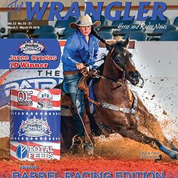 Barrel racing proved to be a solid fit for Jessadasher, who teamed with Janee Ornelas in the 2018 Wrangler National Finals Rodeo in Las Vegas. Courtesy of Donna Dickinson Weeks