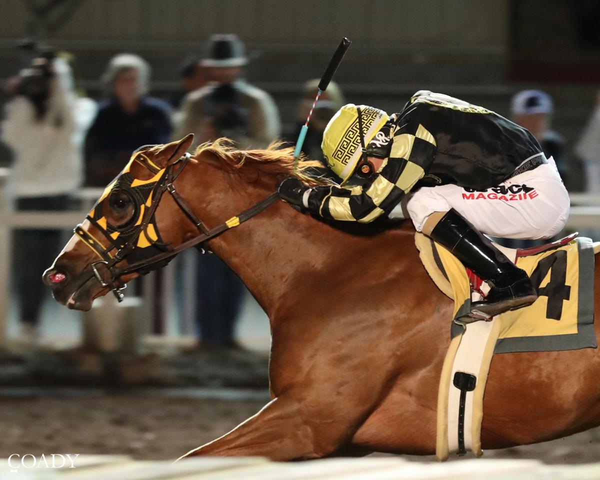 Margarets Cowboy Cruises to Victory in $178,875 Adequan Derby Challenge Championship(G3)