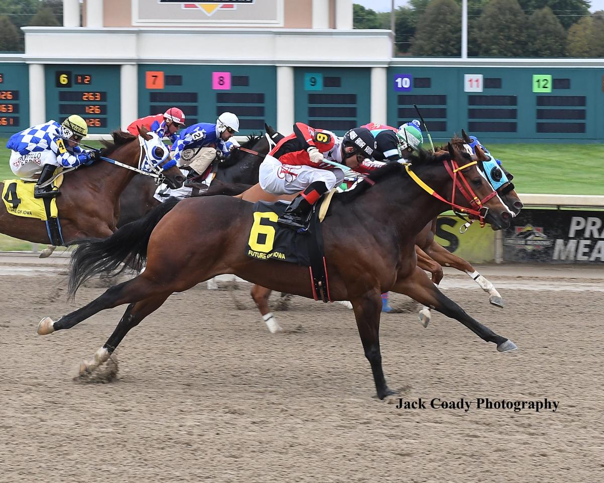 Th Alota Rip Rallies For First Stakes Victory In $70,000 Future Of Iowa Stakes