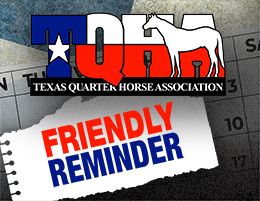 The TQHA sent out reminders for the upcoming 2025 season.