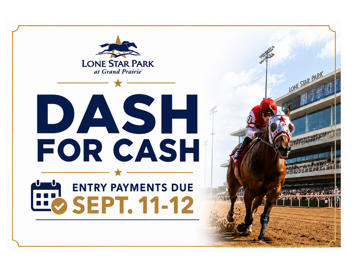 Dash For Cash Futurity, Derby Nomination Lists Now Available; Entry Payments Due Sept. 11-12