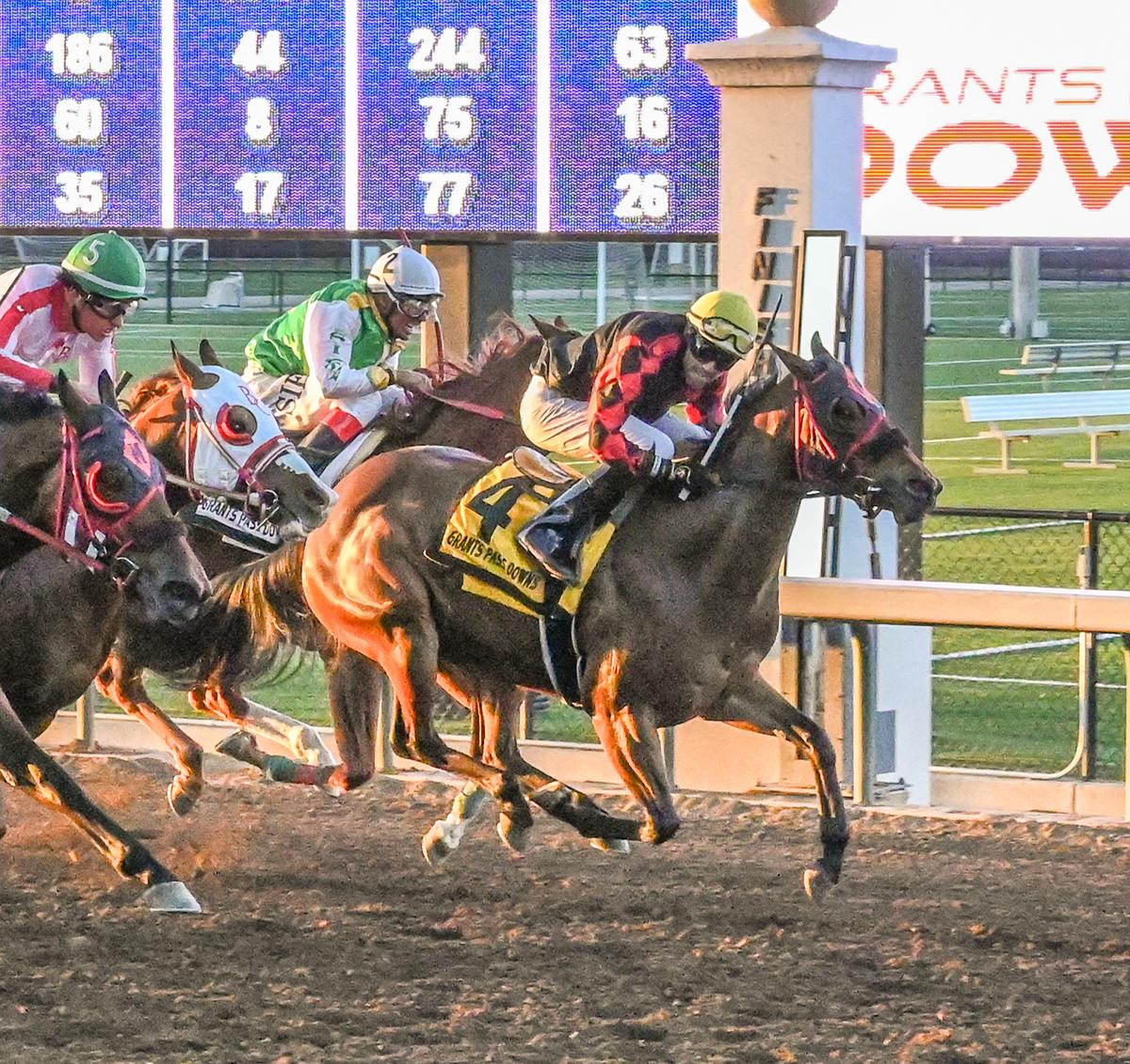 Stel Time Scores Game Victory In $42,000 Autumn Derby At Grants Pass Downs