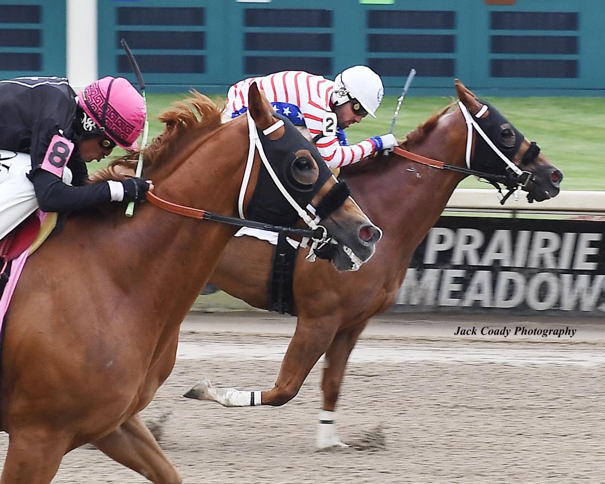 Ajs Favorite Ia Holds Off Cowboy 123 In $70,000 Terrace Hill Stakes