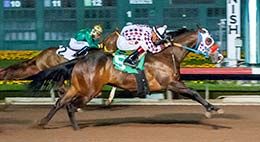 Trident lot, under jockey Henry Lopez, qualifying in the seventh trial.