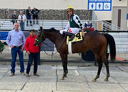 The winning connections of Cervezas Fire.