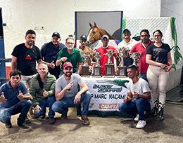 All the staff of Miss Apolitical Jess, the champions of the GP ABQM Potro do Futuro