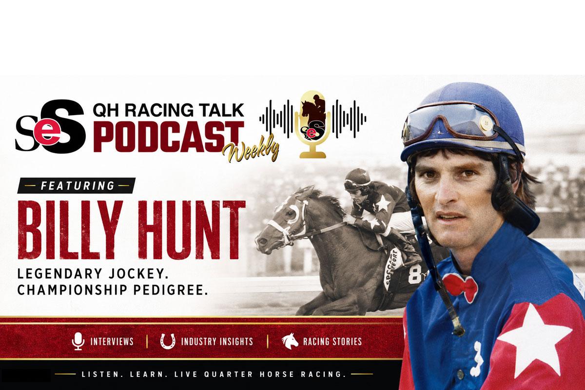 Jockey Billy Hunt rode the first Quarter Horse Triple Crown winner, Special Effort, throughout his illustrious career!