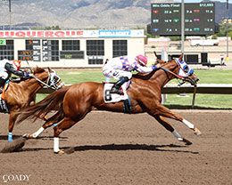 Famous N Relentless and jockey Ramiro Garcia post the third-fastest clocking in the opening Rainbow Derby trial.