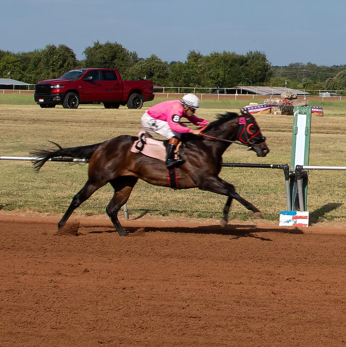 A Perfert Legacy Df, El Derech Head Gillespie County Fair Futurity and Derby Sunday