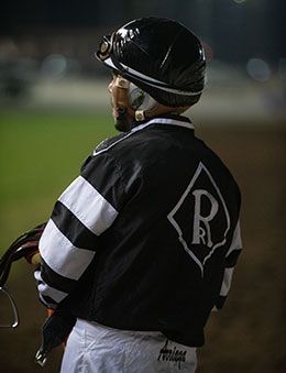 Martin Arriaga with Reliance Ranches colors.