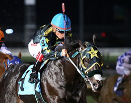Kas Hes EC is entered in Saturday's $700,000 Sam Houston Futurity(G2) at Sam Houston Race Park.