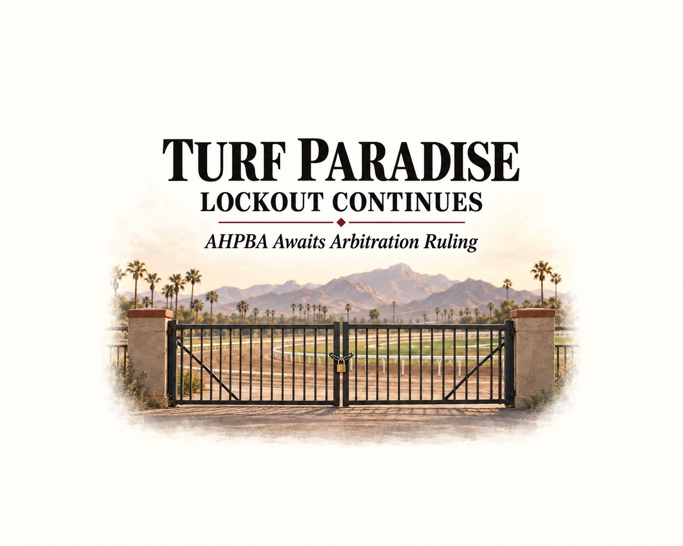 UPDATE: Turf Paradise Lockout Continues; AHPBA Awaits Arbitration Ruling