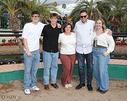 Jes Relentless’s winning connections from the Mike Hastings Memorial Stakes at Turf Paradise on Saturday.