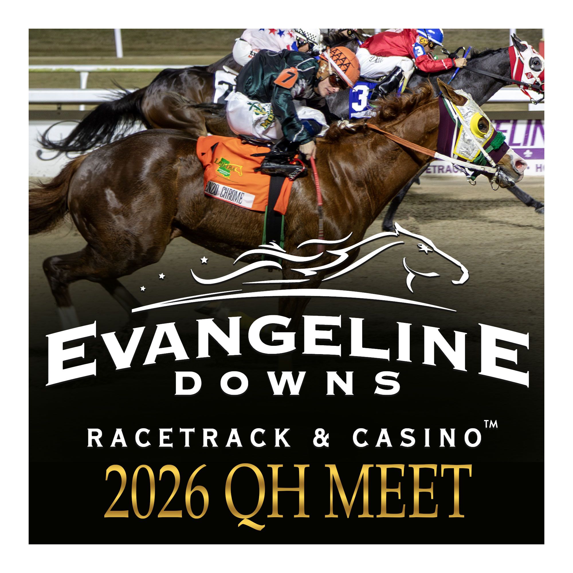 Evangeline Downs Quarter Horse Meet Opens October 1