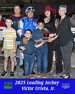 Victor Urieta, Jr. – Leading Jockey
