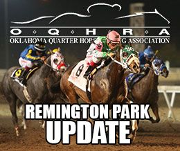 OQHRA has issued an update concerning the Remington Park track maintenance and race cancellations.