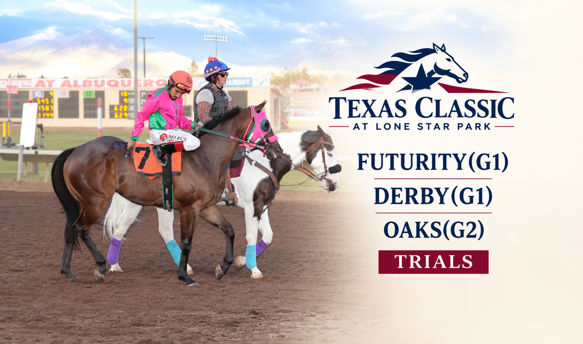 $1.577 Million in Texas Classic Finals on the Line as 217 Horses Enter Lone Star Park Trials