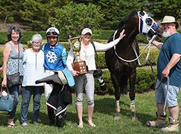 The winning connections of Spy For The Senate accept the Norman Picov Maturity at Ajax Downs.