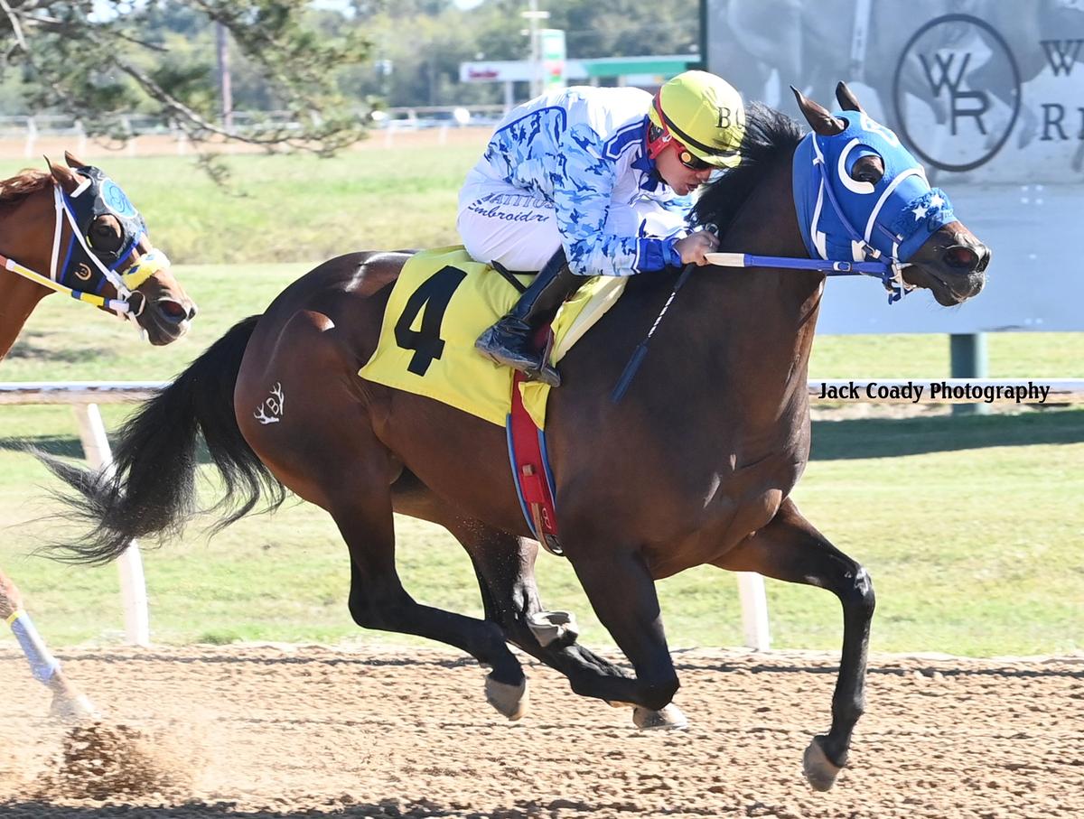 Miss Relentless Cruises To Victory In $31,250 Miss Ellen Stakes At Will Rogers Downs