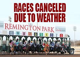 Remington Park canceled the two AQHA Challenge Races to be ran on Saturday night due to severe weather.