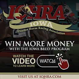 The IQHRA urges breeders to enroll in the Iowa-bred program.