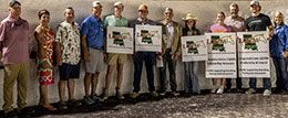 From Left to Right: Kent Guillory-LQHBA Board Member, Misty Coats-Assistant Executive Director, Stephen Deville- LQHBA Board Member, Kirk Chaisson-LQHBA Board President, Scholarship winners: Ryan Brooks, Vinton, LA., Landen Carrier, Vinton, LA., Bruce Salard-Executive Director, Scholarship winners: Jossalynn Findley, Vinton, LA., Annacale Harrison, Ragley, LA., Earl Landry LSRC Commissioner, Scholarship winner: Peyton Le Maire, Sulphur, LA., and Bobbi Randle LQHBA Secretary.